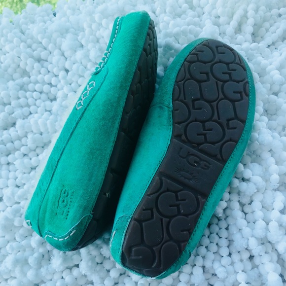 Ugg Ansley womans Teal Slippers Size 7 - Picture 6 of 8